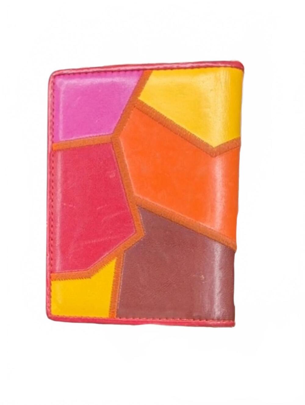 Yves Saint Laurent Vintage Color Block Leather Wallet - Picture 3 of 10